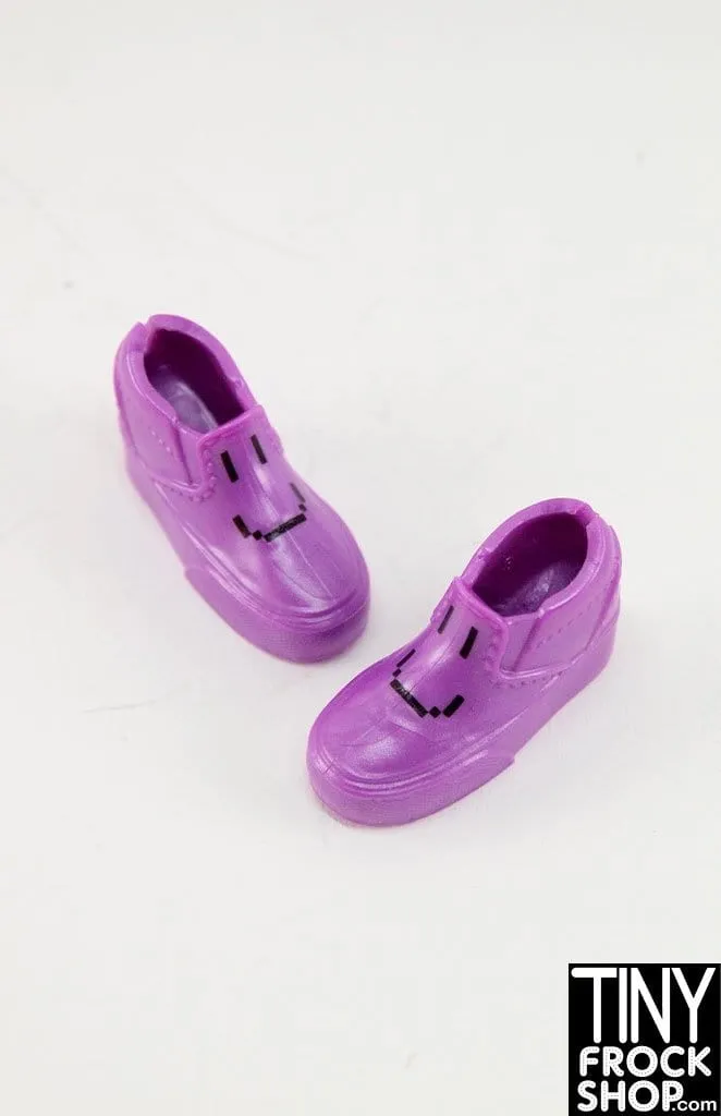 12" Fashion Doll 8 Bit Purple Sneakers