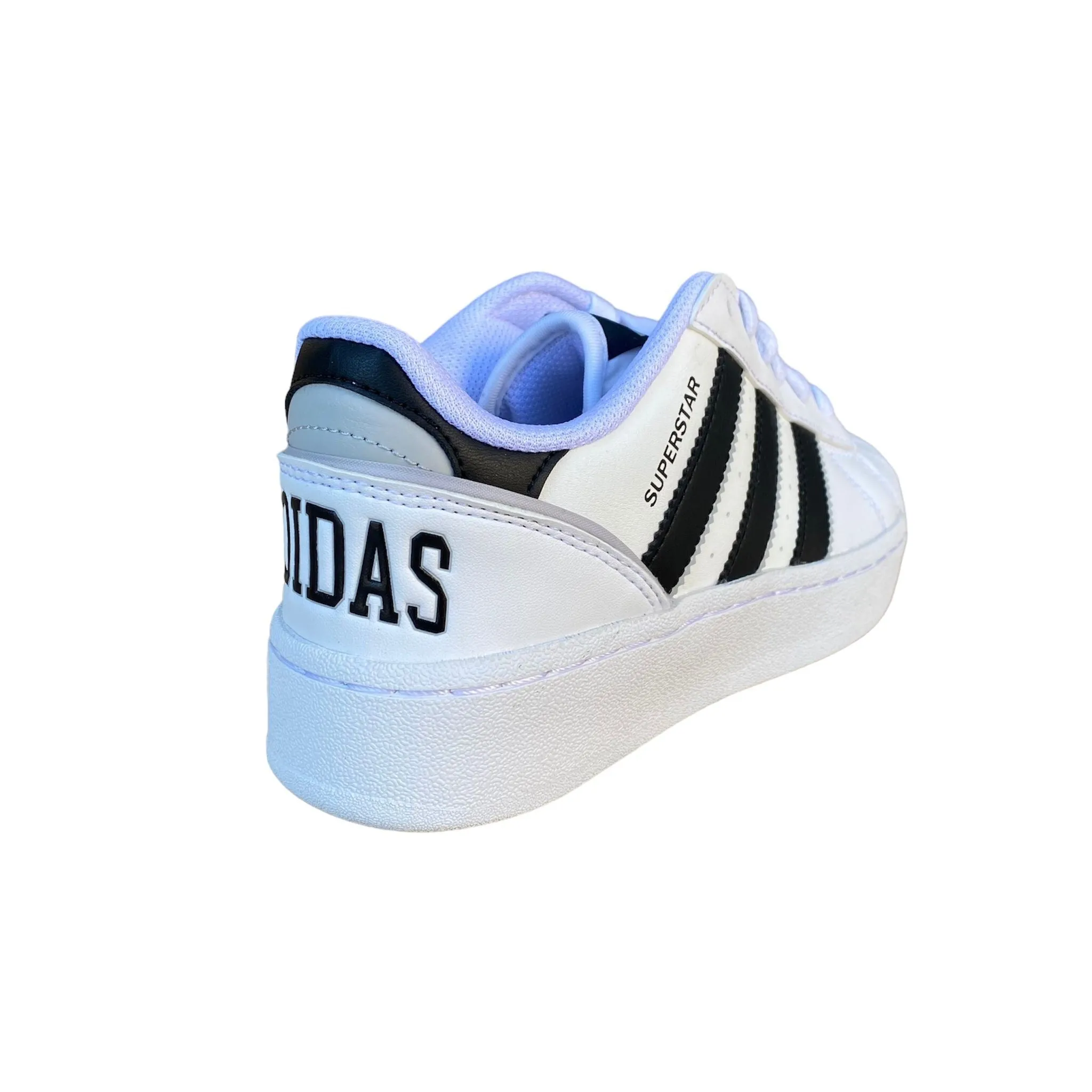 Adidas scarpa sneakers da ragazza Superstar XLG T IE3344 bianco nero