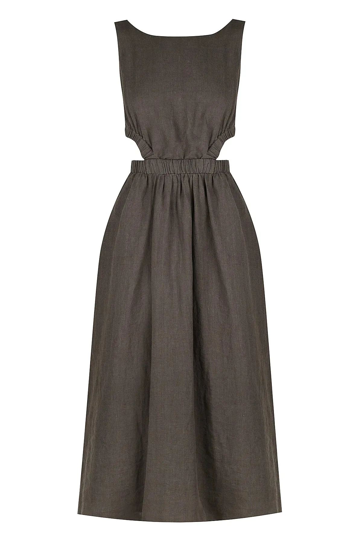 Anzola Dress - Charcoal