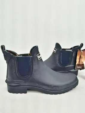 Barbour Women's Navy Blue Rain Boots Size 6