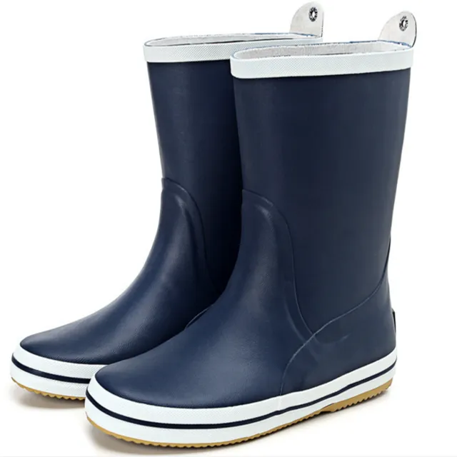 Blue/Black Wellies