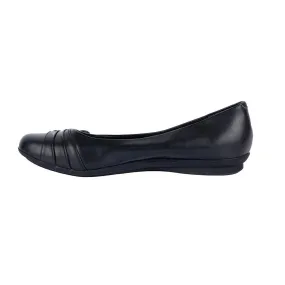 Cliffs By White Mountain Habit Ballerinas Leather Black Colour For Women