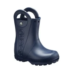 Crocs 12803-410 Toddler & Kids Handle It Rain Boot, Navy, 10 Toddler