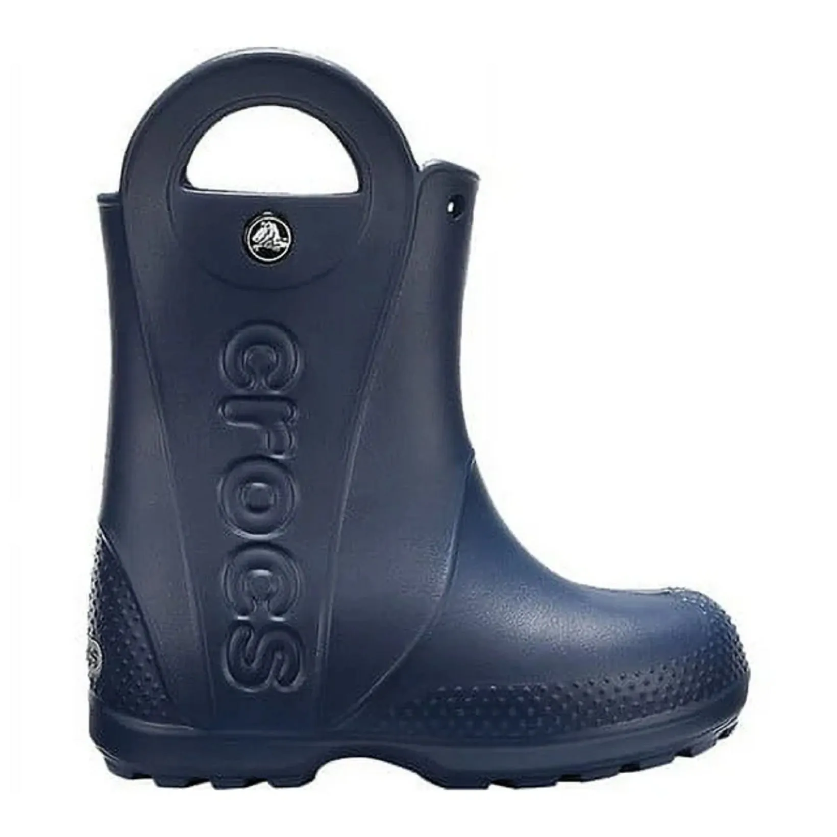 Crocs 12803-410 Toddler & Kids Handle It Rain Boot, Navy, 10 Toddler