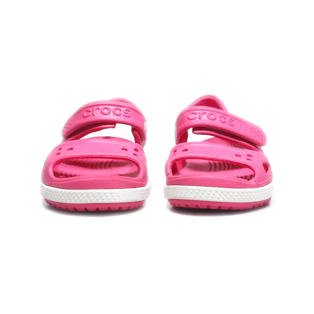 Crocs Crocband Ii Flat Sandals Rubber Pink Colour For Kids