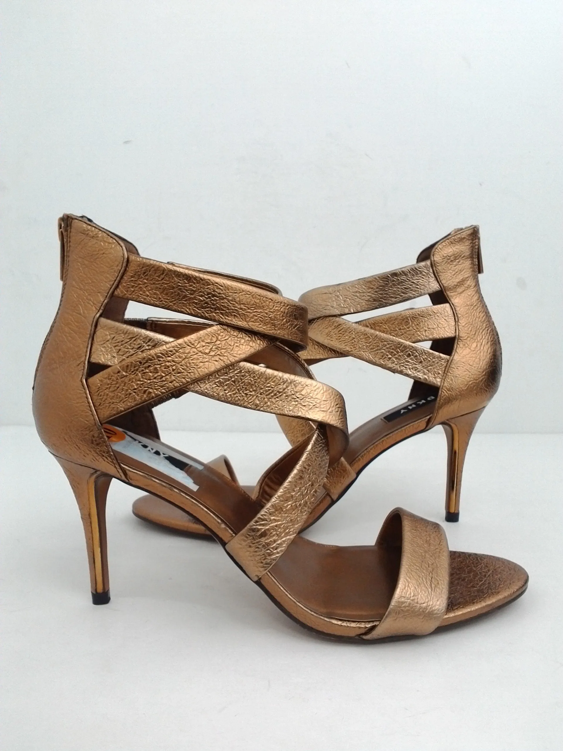 DKNY Women's  Dress Heel Bronze Sandals Size 10 M