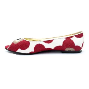 Dolce & Gabbana Peep Toeflat Shoes Fabric Multicolour Colour For Women