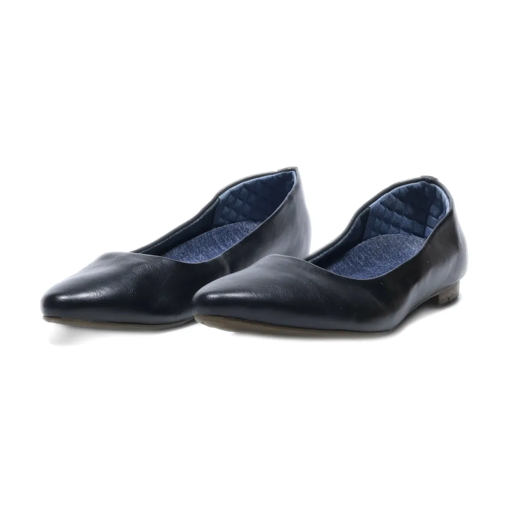 Dr. Scholl'S Ballerinas Leather Black Colour For Women