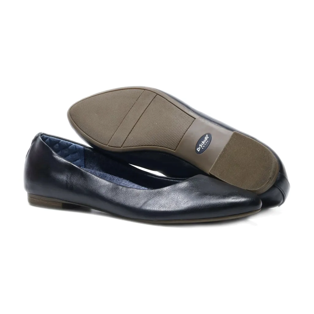 Dr. Scholl'S Ballerinas Leather Black Colour For Women