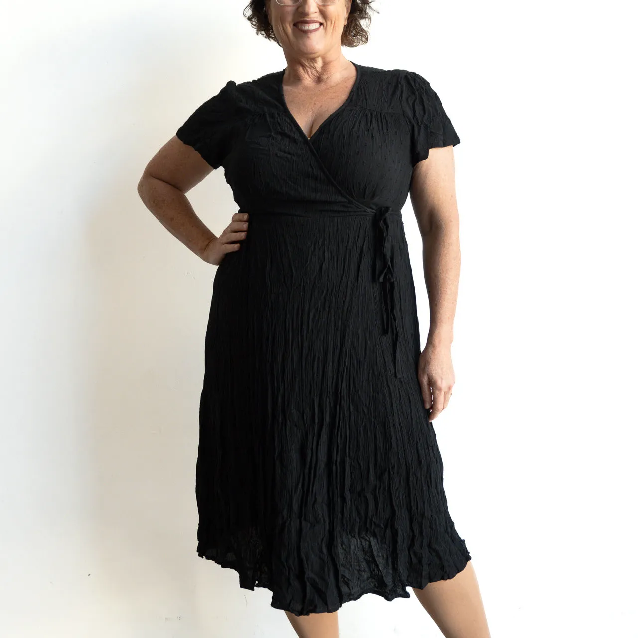 Effortless Wrap Dress by Orientique Australia - 81313