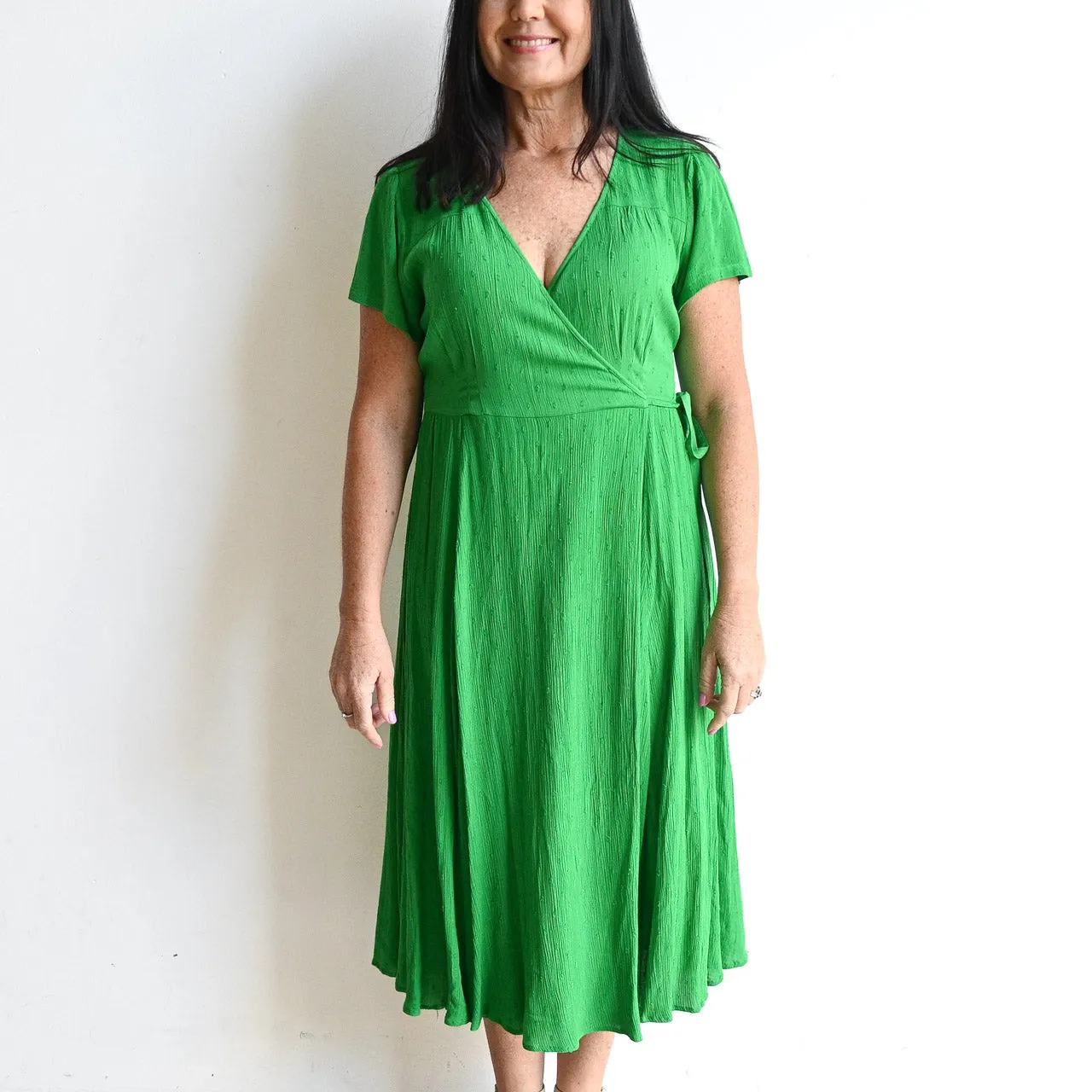 Effortless Wrap Dress by Orientique Australia - 81313