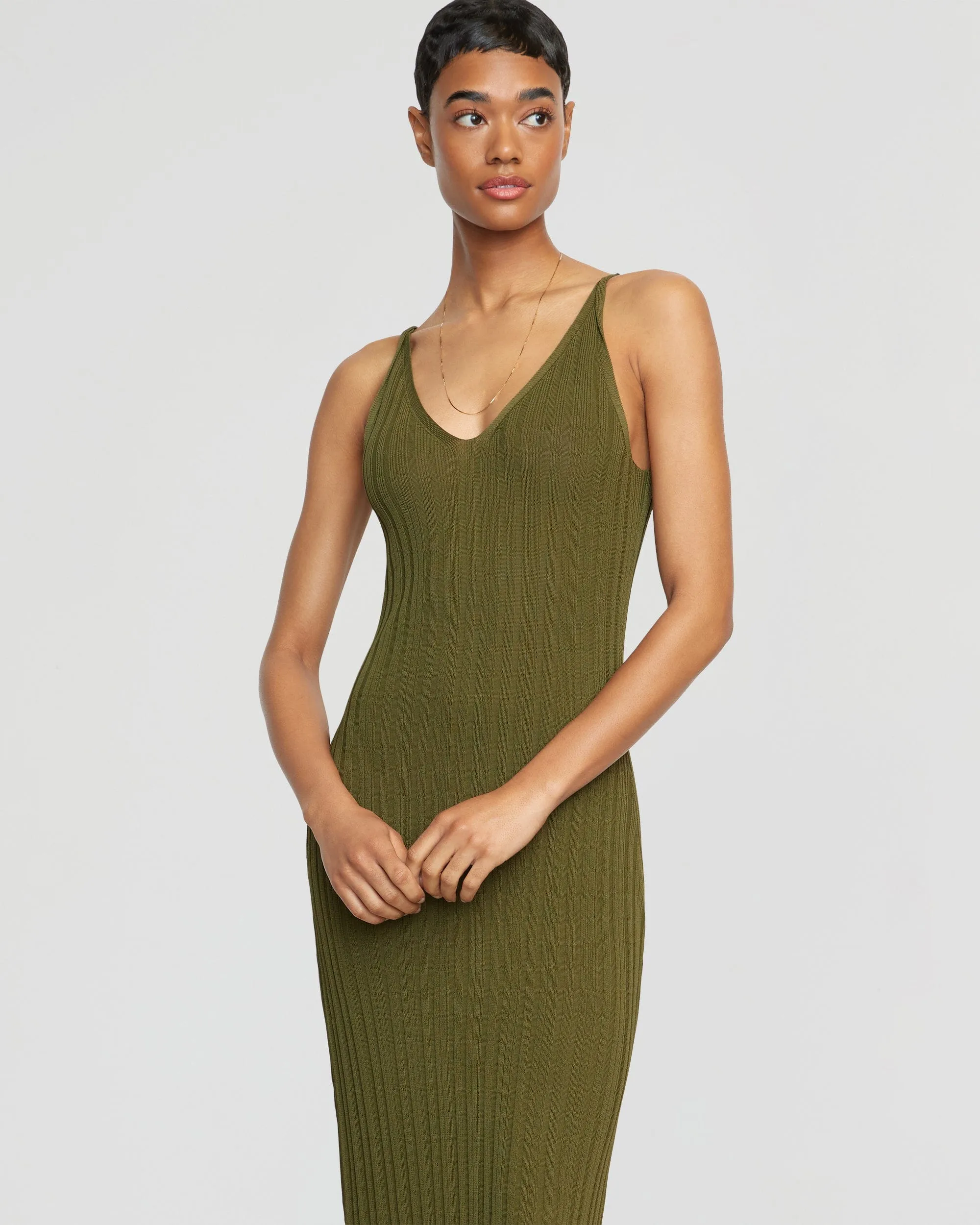 Estella Ribbed Tank Dress