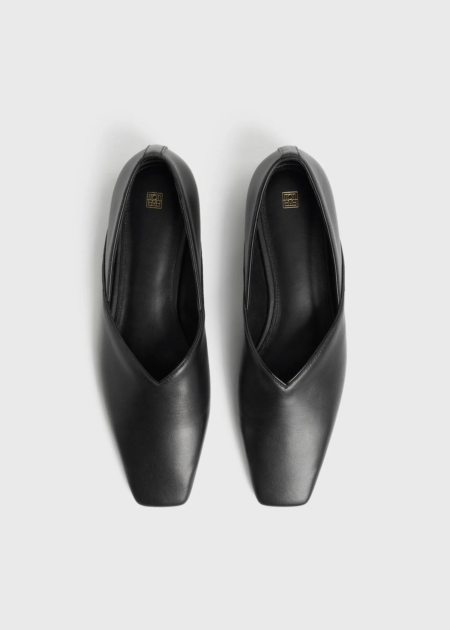 Everyday Nappa flats black