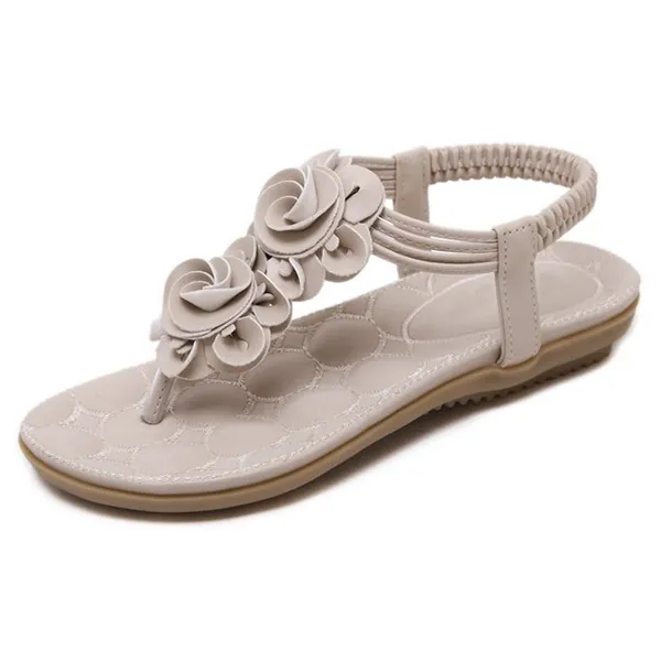 Flower Casual Beach Female Flat Sandals