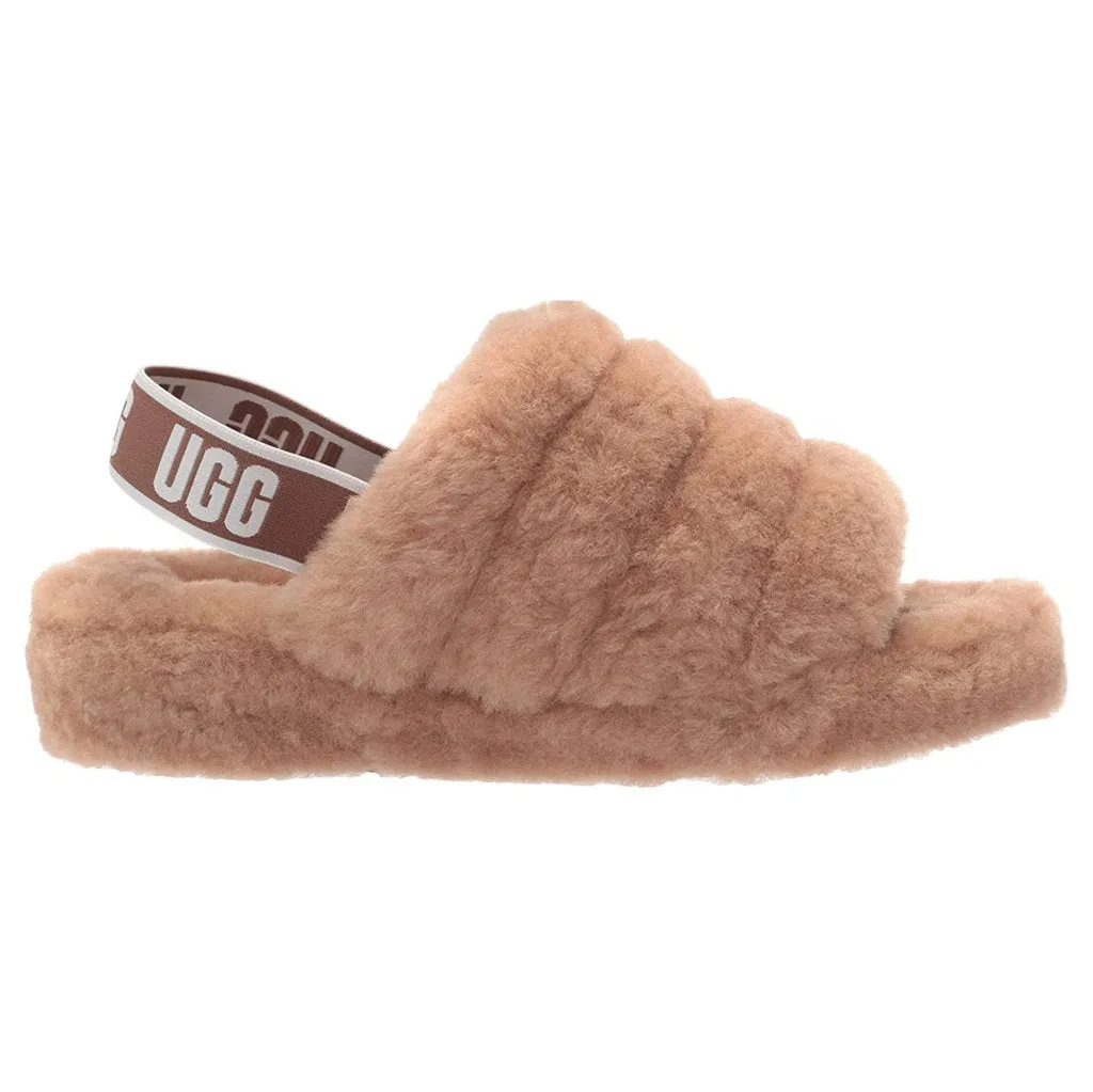 Fluff Yeah Slide Suede Sheepskin Women's Sandals