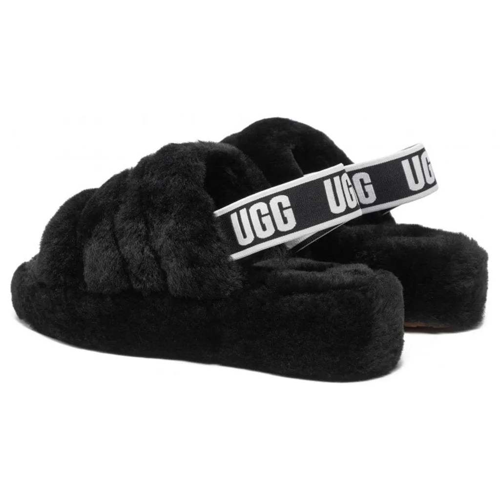 Fluff Yeah Slide Suede Sheepskin Women's Sandals