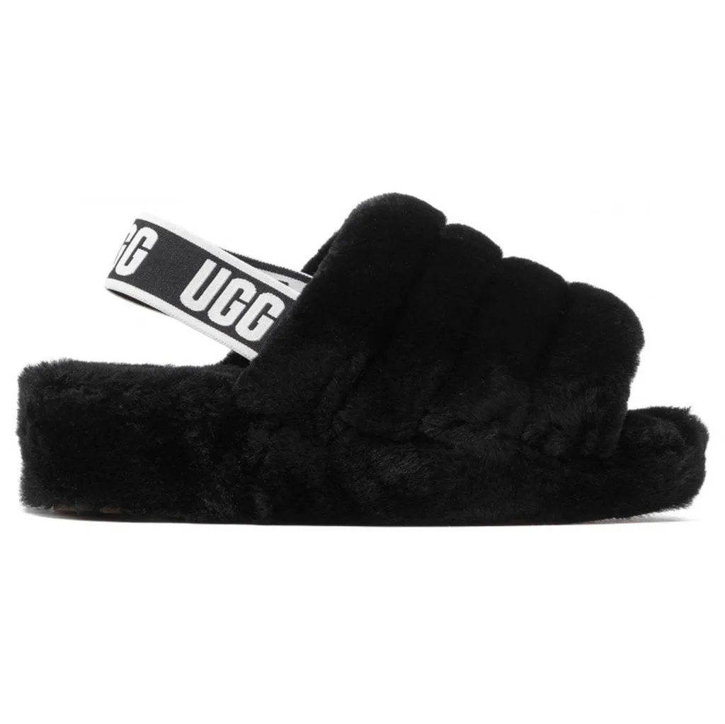 Fluff Yeah Slide Suede Sheepskin Women's Sandals