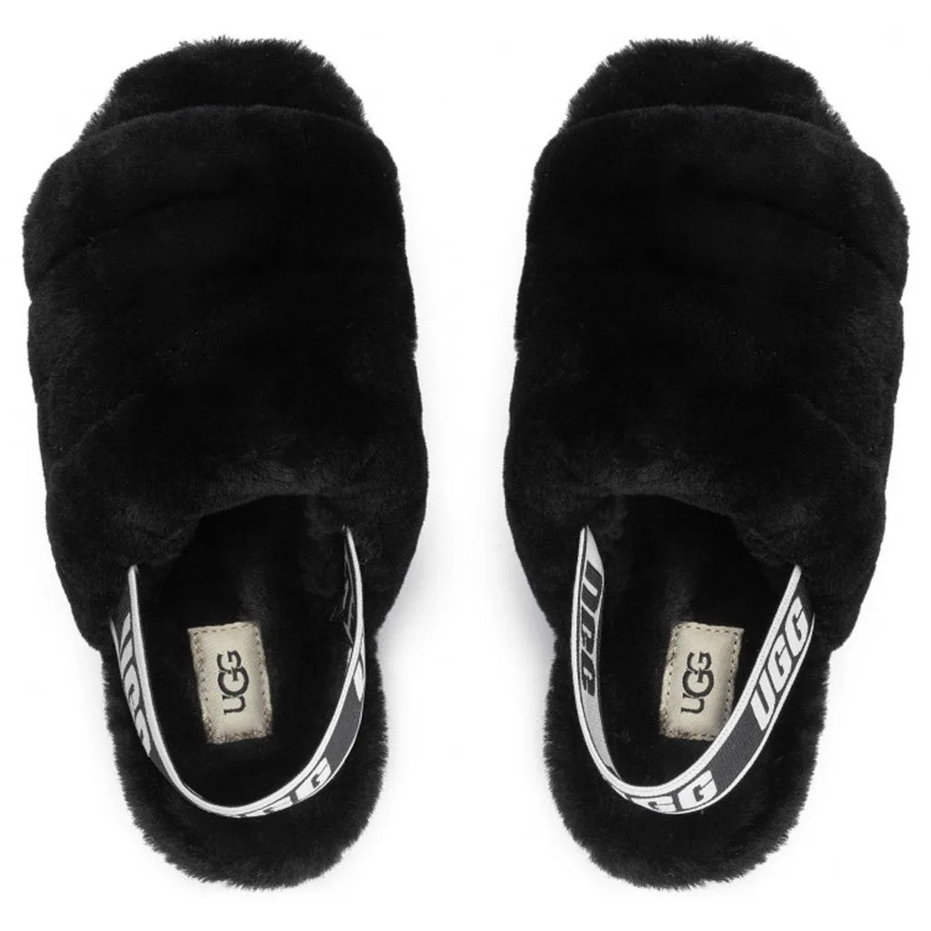 Fluff Yeah Slide Suede Sheepskin Women's Sandals