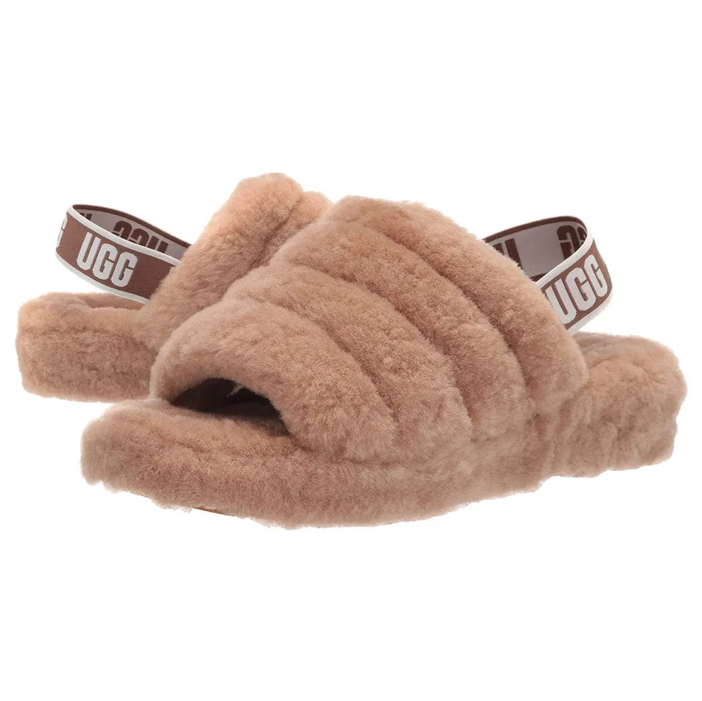 Fluff Yeah Slide Suede Sheepskin Women's Sandals