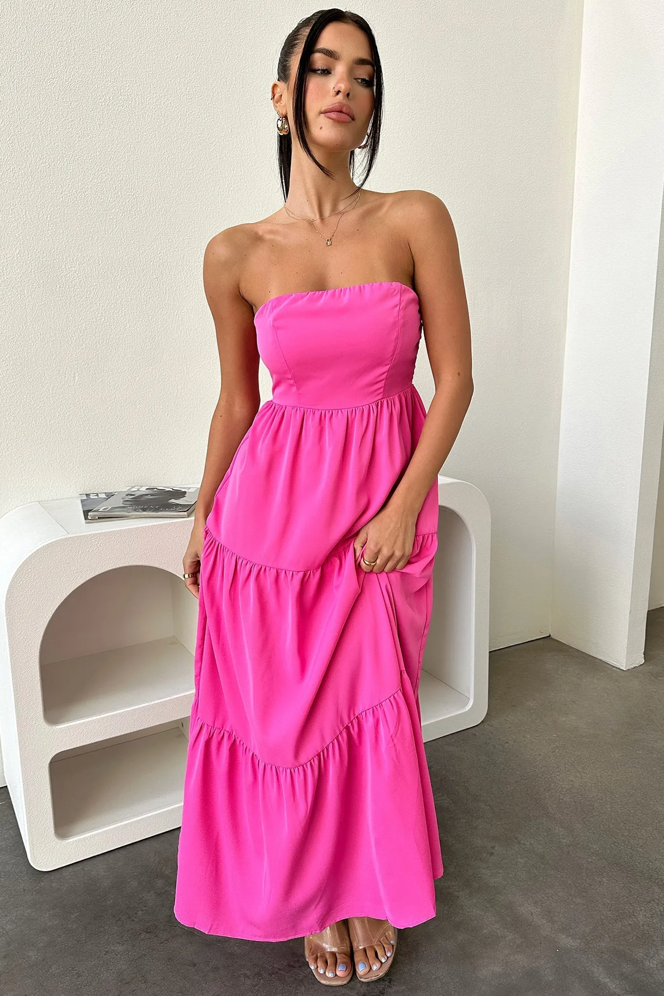 Hailey Maxi Dress - Pink