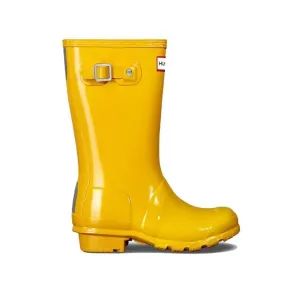 Hunter Original Kids Gloss Boot Yellow