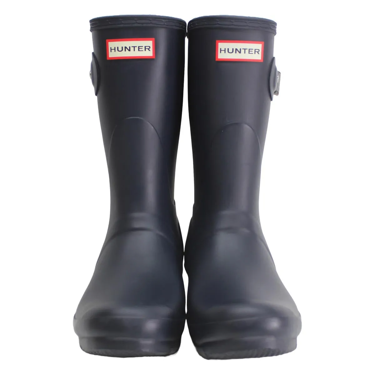 Hunter Original Short Navy Womens Boots - UK 6