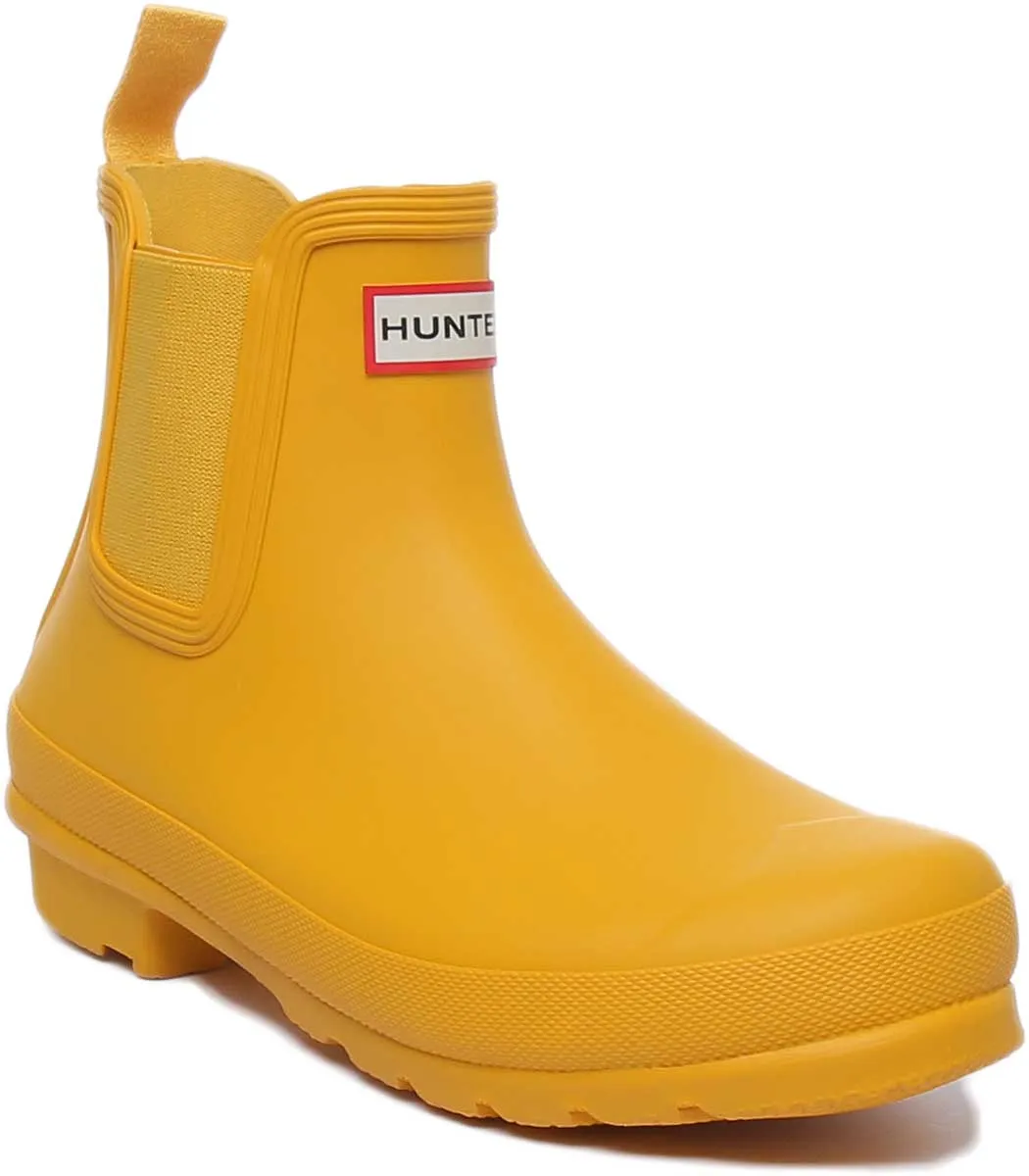 Hunter Original Womens Chelsea In Yellow For Women