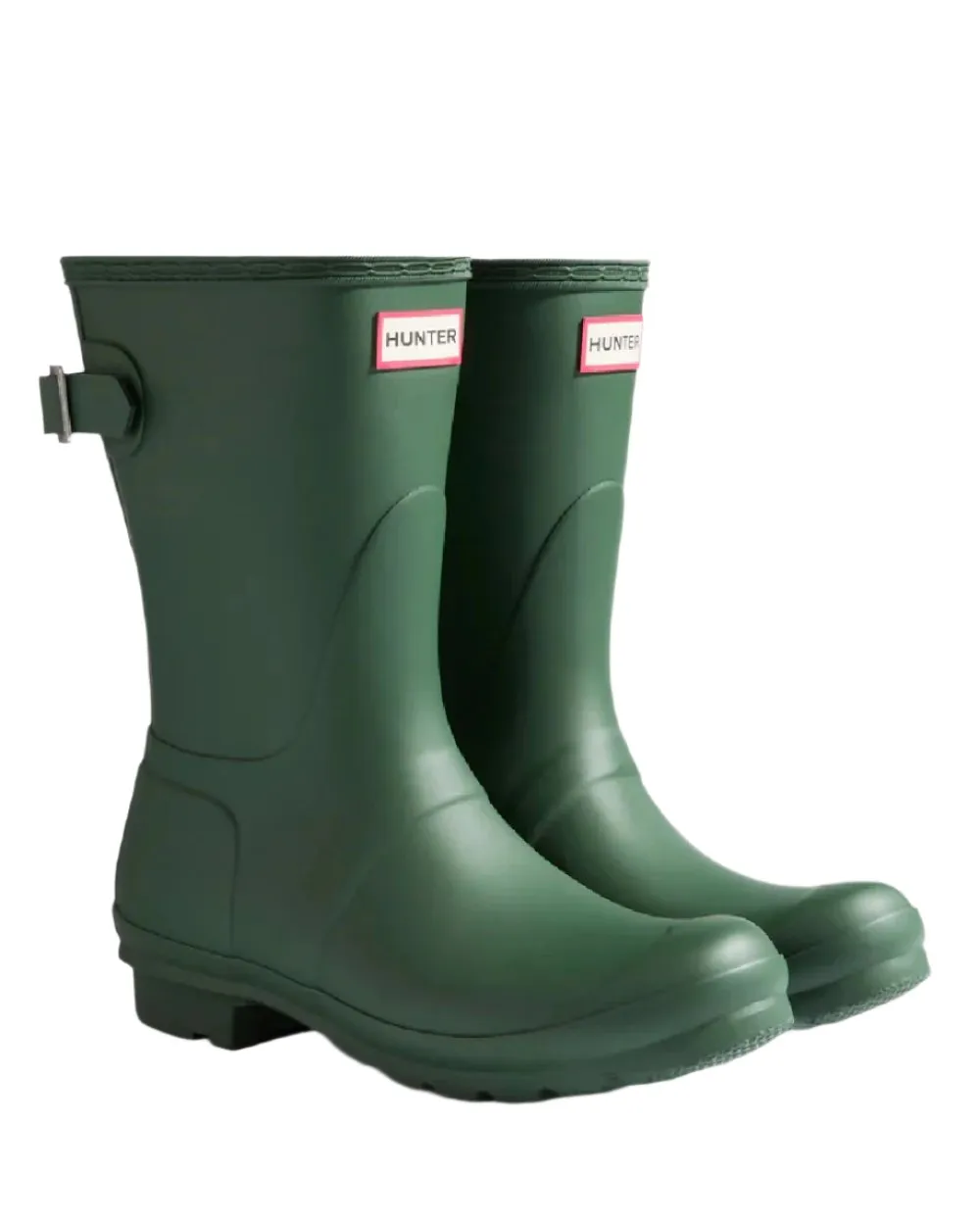 Hunter Womens Originals Short Back Adjustable Wellington Boots