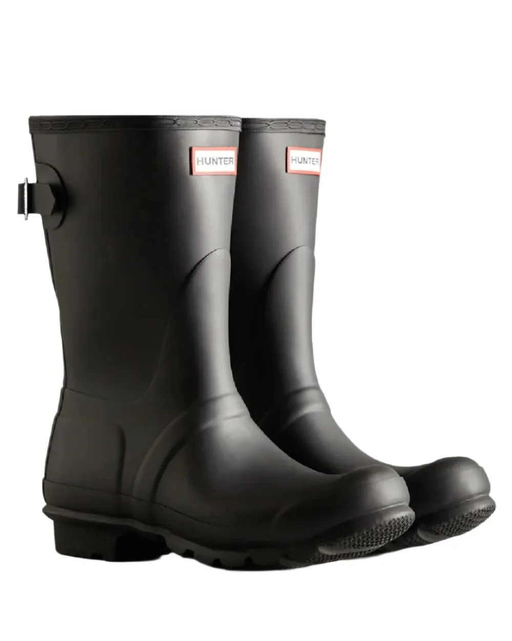 Hunter Womens Originals Short Back Adjustable Wellington Boots