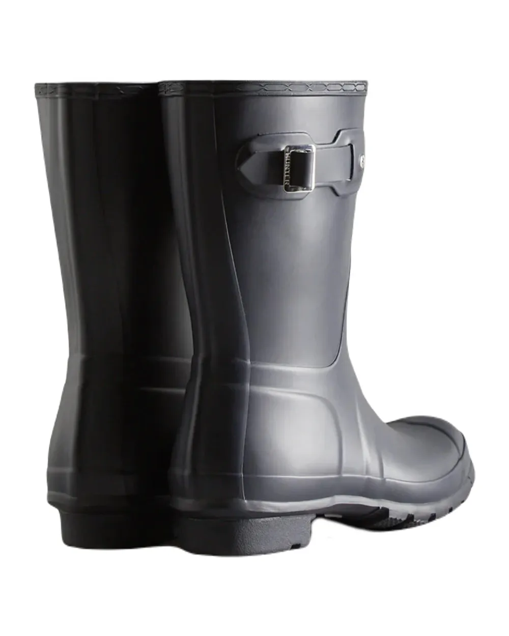 Hunter Womens Originals Short Back Adjustable Wellington Boots