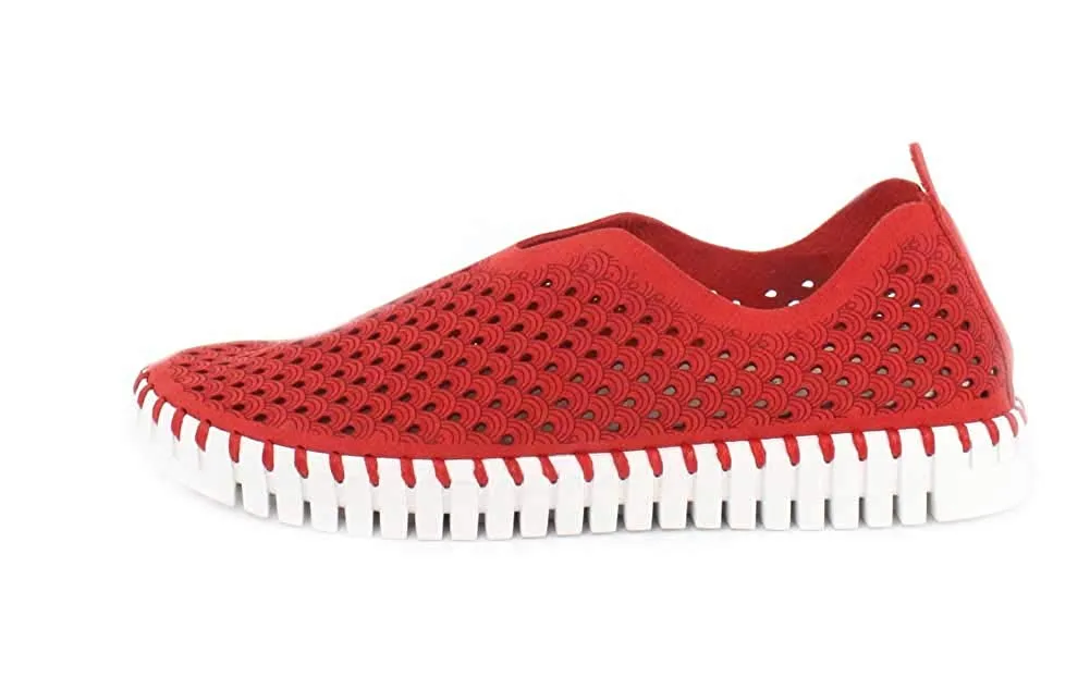 Ilse Jacobsen Tulip 139 Perforated Slip-On Sneaker