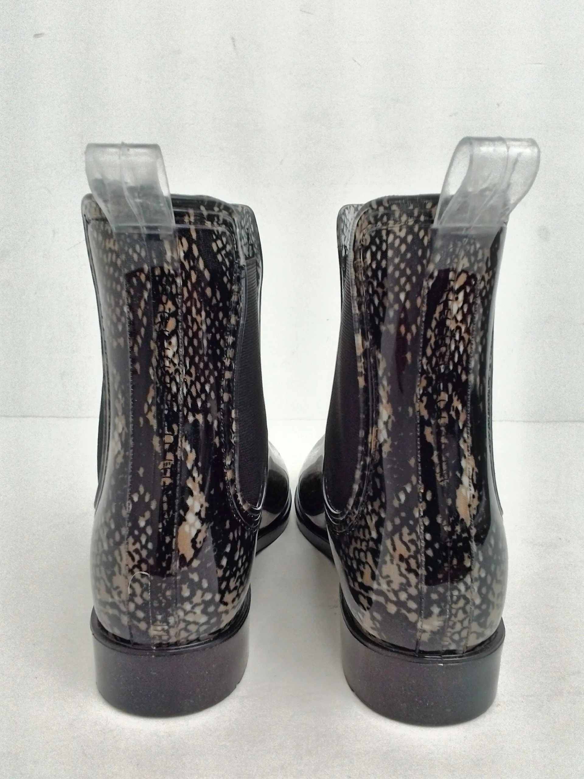 INC International Concepts Women's Black Rain Boots Size 6