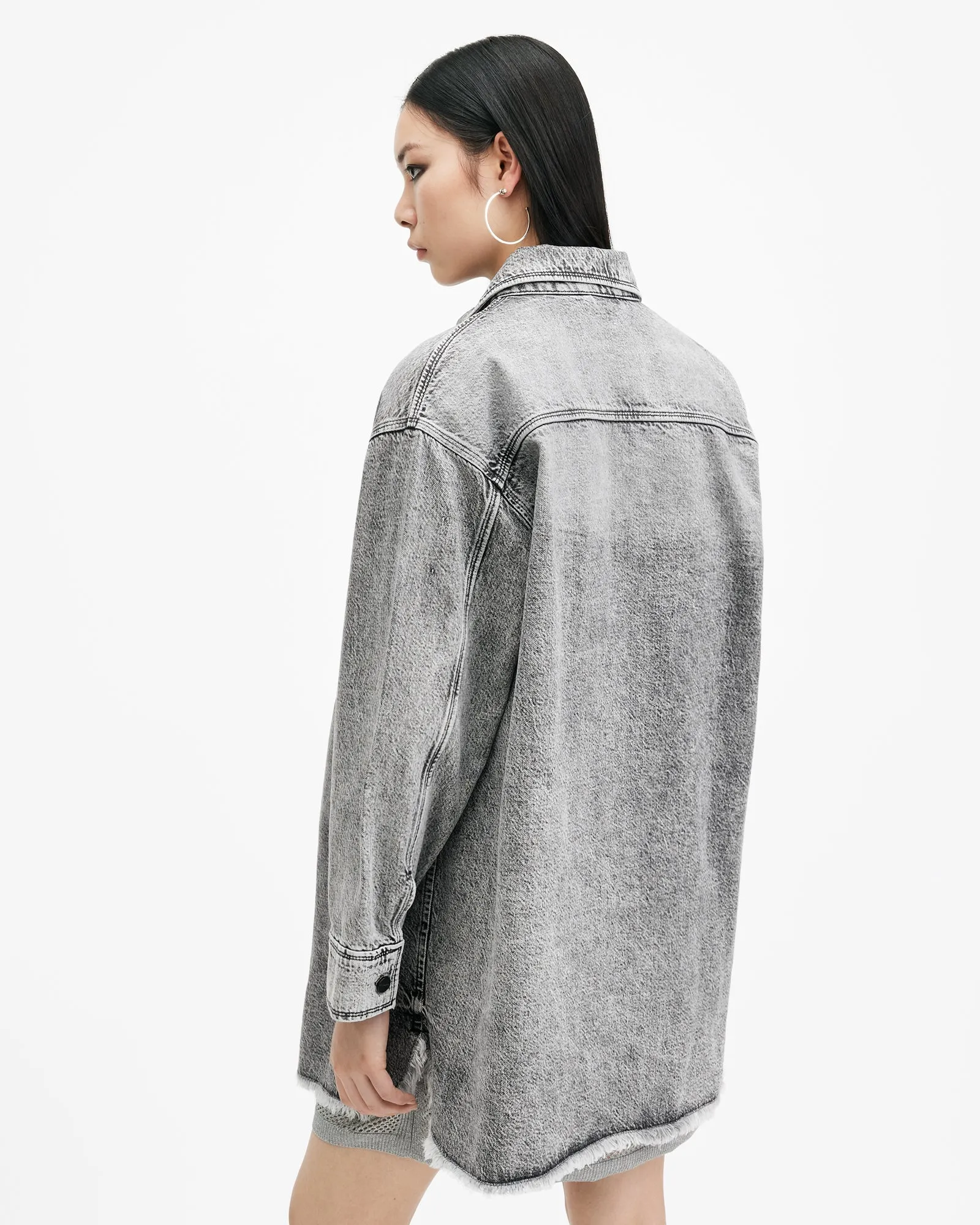 Lily Oversized Denim Shacket Dress