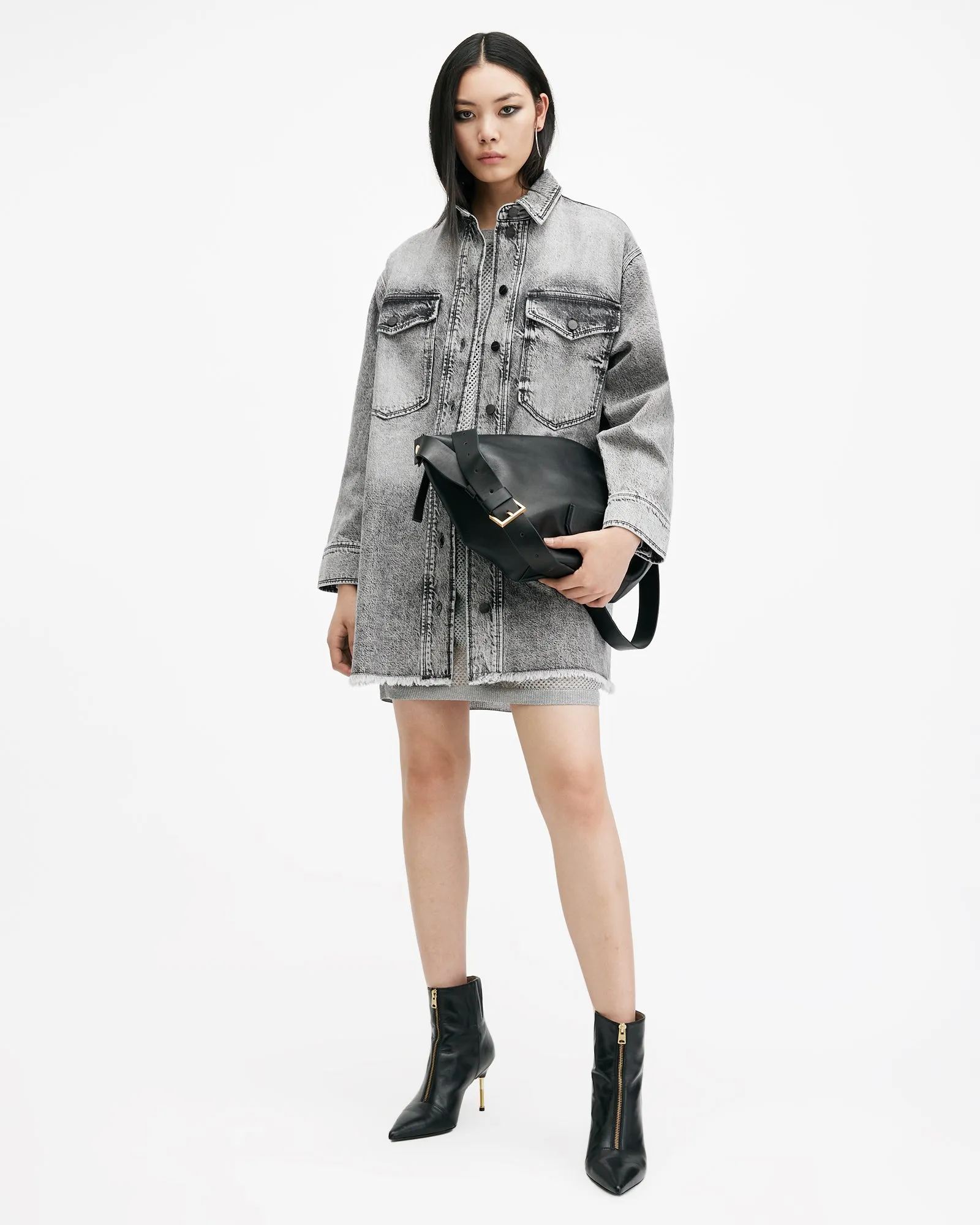 Lily Oversized Denim Shacket Dress