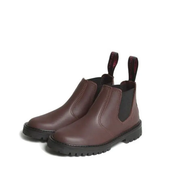 Mckinlays Hunter  Pull On Boot uk 11-4 Mahogany Brown leather for kids