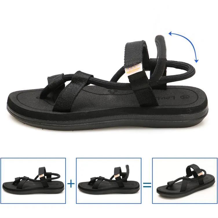 Men strap summer beach water flip flops