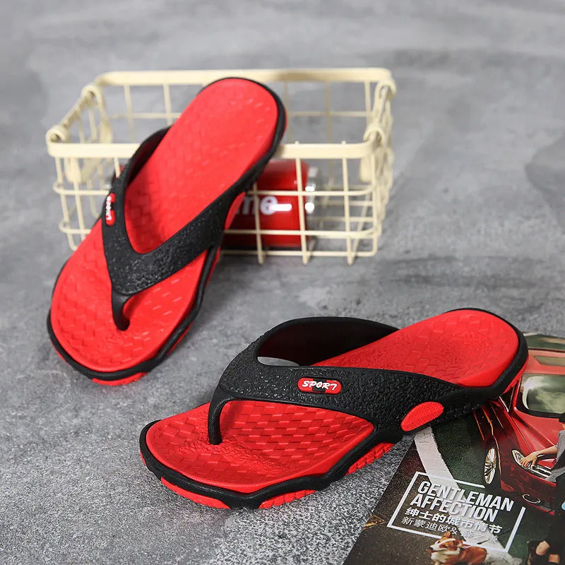 Men's Summer Non-slip Flip-flops Sandals Summer Korean Personality Flip-flops Men's Beach Sandals