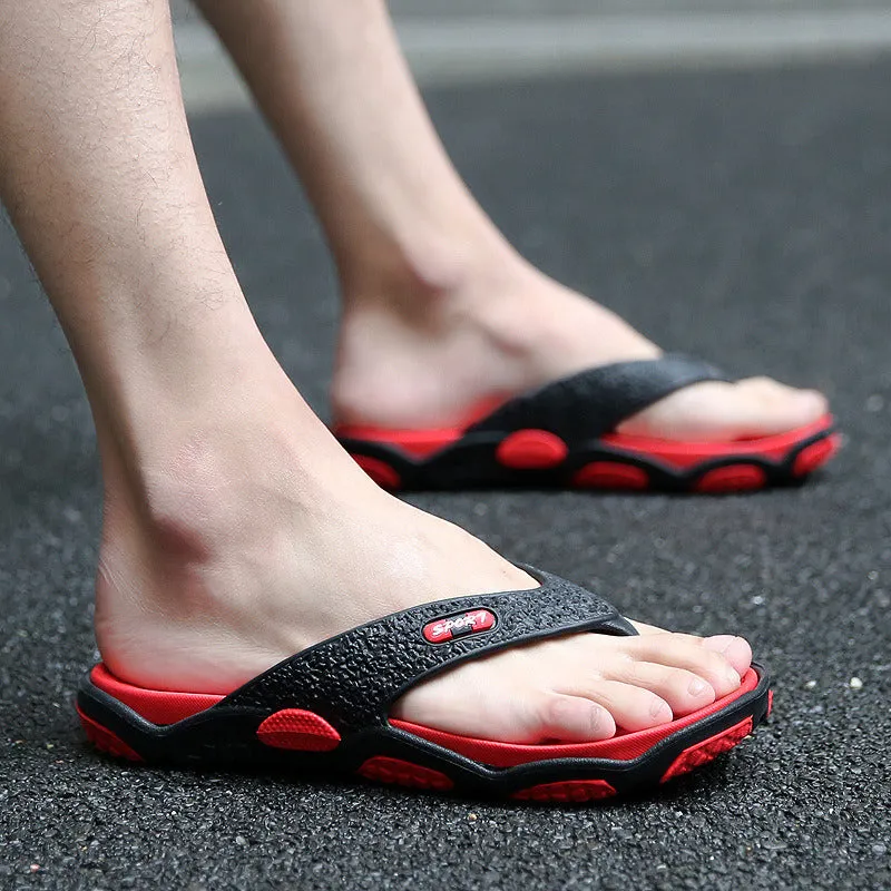 Men's Summer Non-slip Flip-flops Sandals Summer Korean Personality Flip-flops Men's Beach Sandals