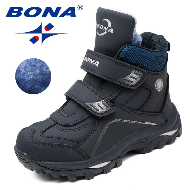 New Arrival Typical Style Children Boots Round Toe Boys Snow Boots