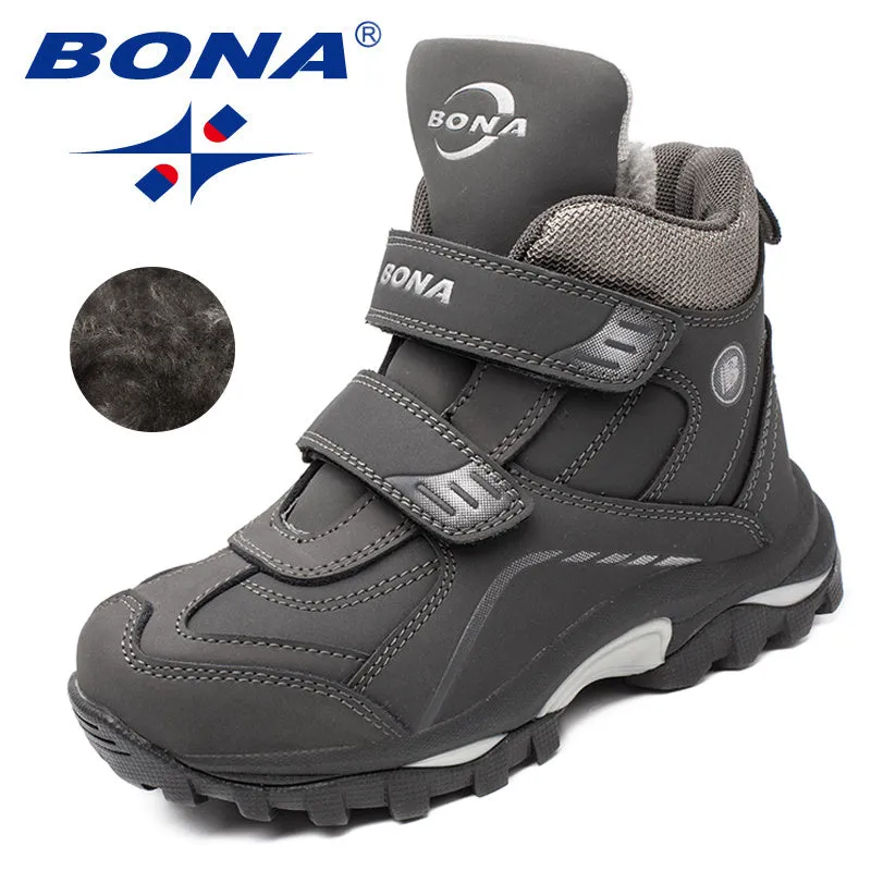 New Arrival Typical Style Children Boots Round Toe Boys Snow Boots