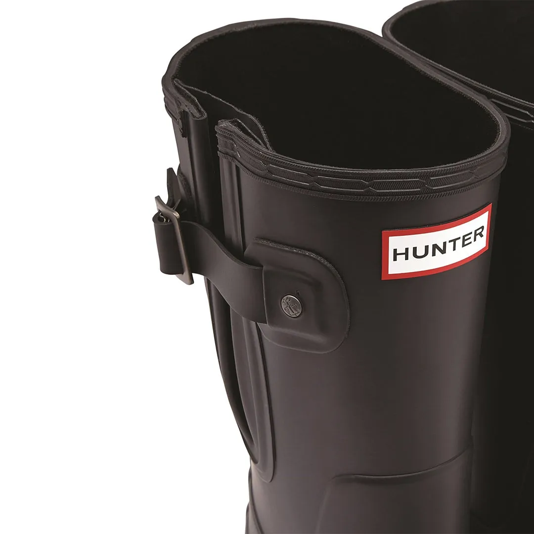 Original Adjustable Short Wellington Boots - Black by Hunter