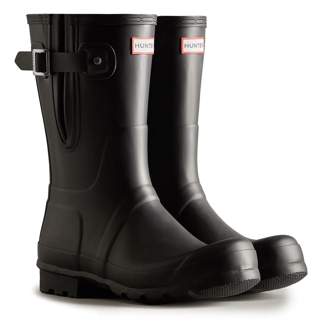 Original Adjustable Short Wellington Boots - Black by Hunter