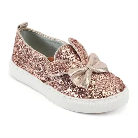 Rose Gold Glitter Flats