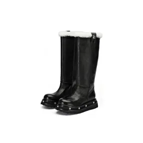 Rose Platform Snow Boots