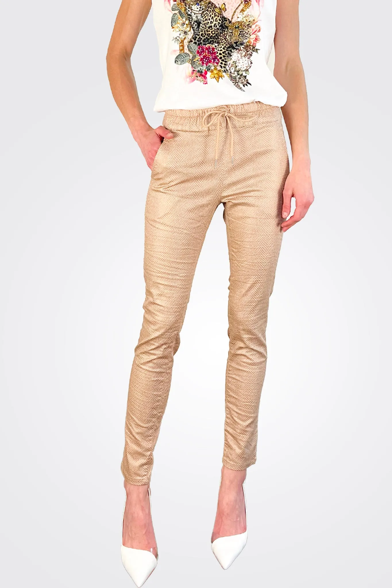 Shely Pants - Bronze Snake