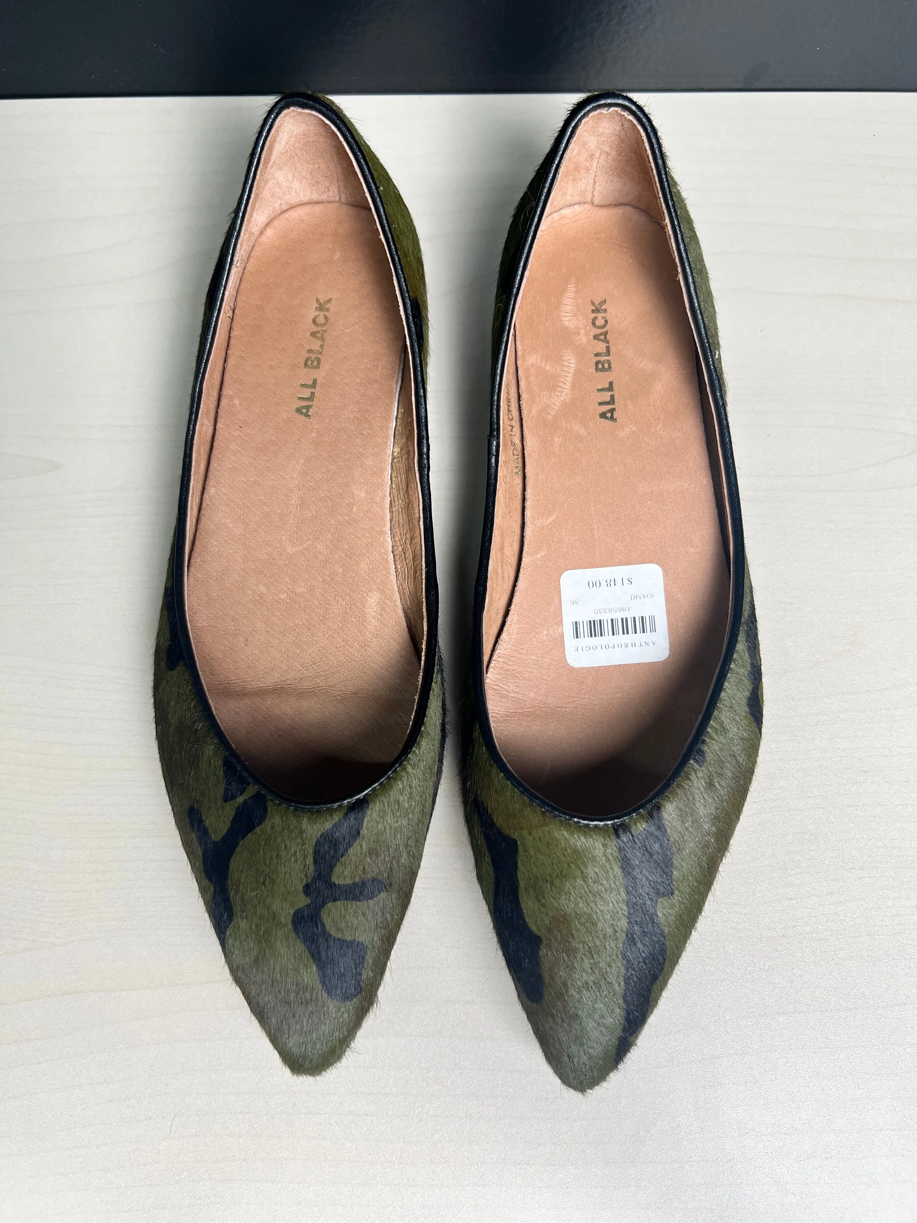 Shoes Flats By Anthropologie In Camouflage Print, Size: 6