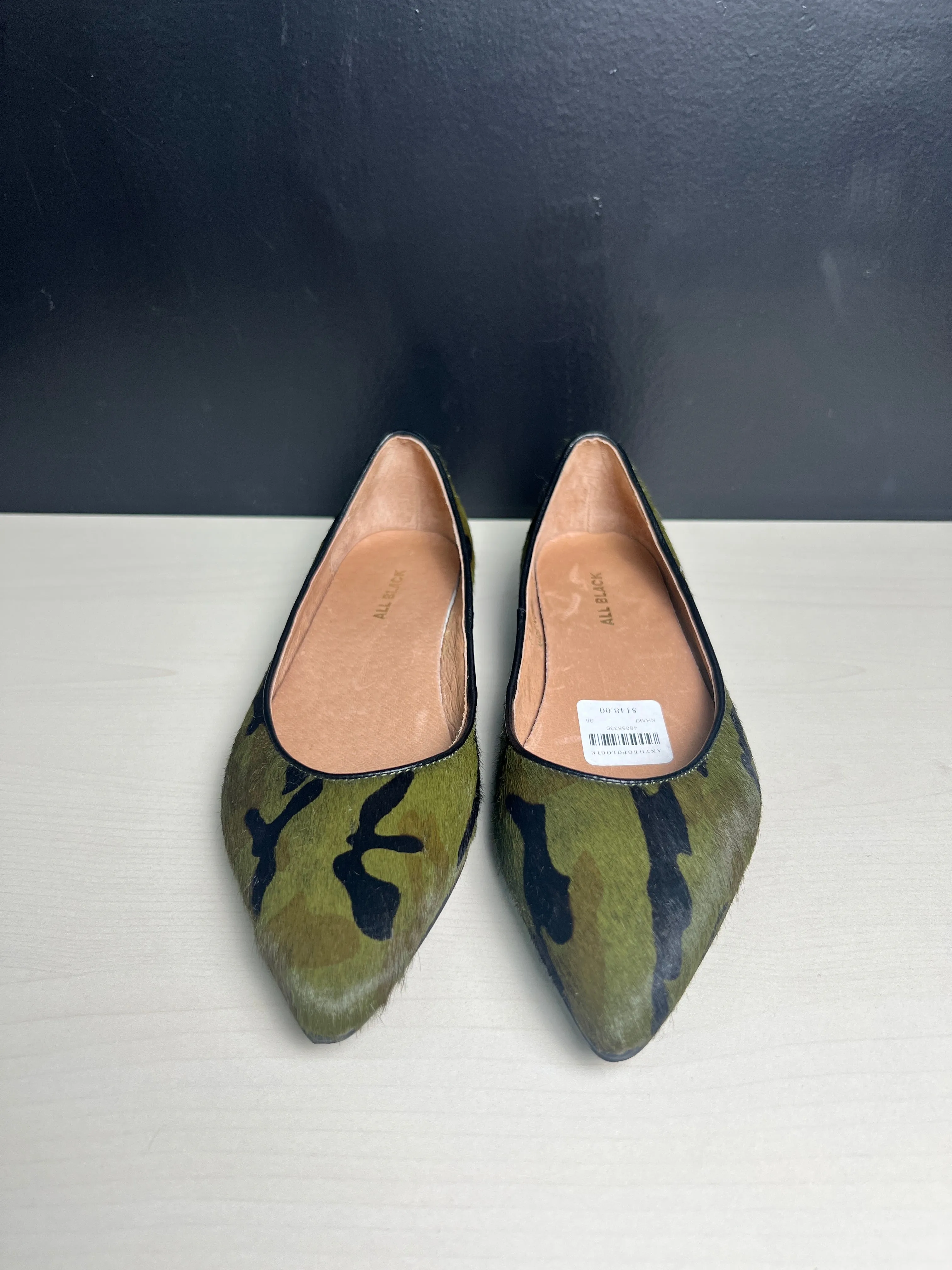 Shoes Flats By Anthropologie In Camouflage Print, Size: 6