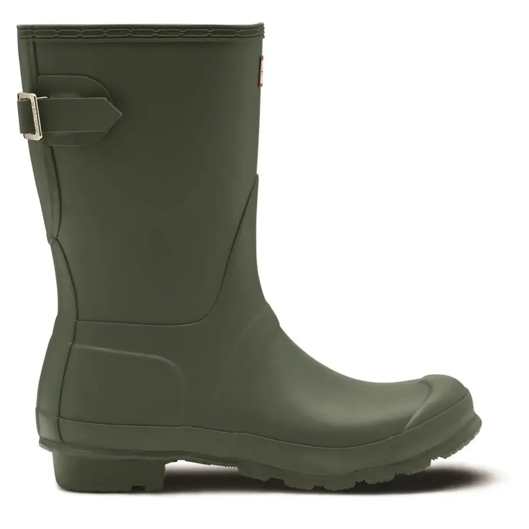 Short Back Adjustable Wellington Boots - Hunter Green by Hunter