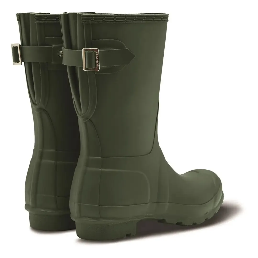 Short Back Adjustable Wellington Boots - Hunter Green by Hunter