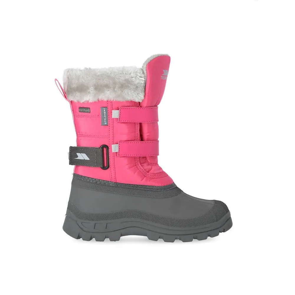 Trespass Stroma Girls Snow Boots, Pink Lady